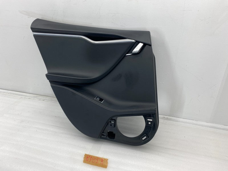 100813300D ⭕ 2012-2020 Tesla Model S Rear Left Interior Door Panel Trim Card Cover 6007492