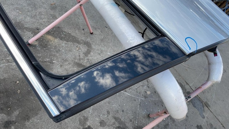 2011-2018 Porsche Cayenne Rear Driver Side Door Shell Panel Left Silver - LX7W