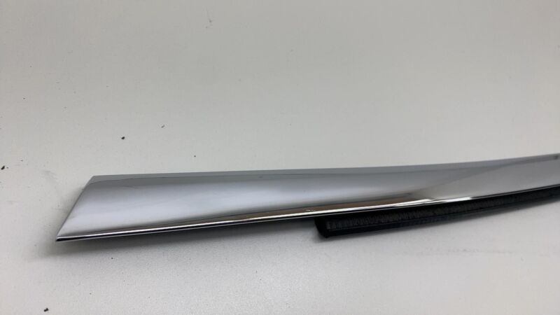 2012-2020 Tesla Model S Rear Driver Door Window Outer Belt Molding Chrome Left