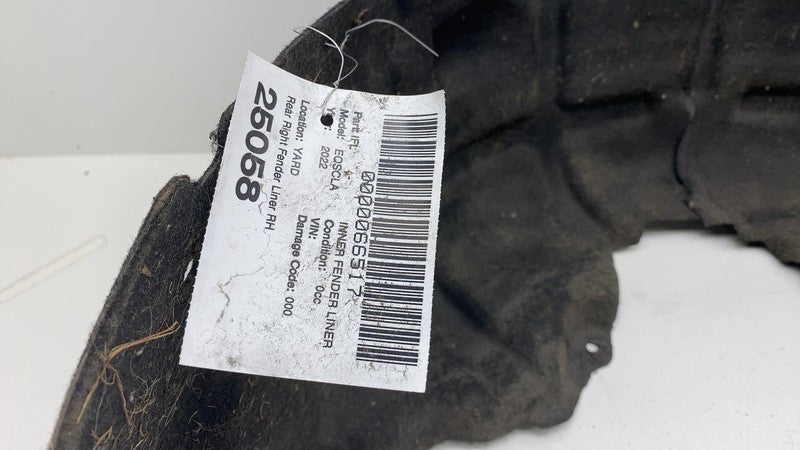 ⭕ 2022 EQS 450+ V297 Rear Passenger Wheel Arch Fender Liner Splash Shield Right