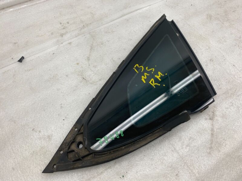 E6 43R-008010 2012-2015 Tesla Model S MS Rear Passenger Side Quarter Fixed Glass Right RH Assy