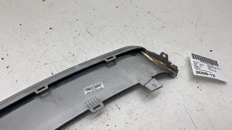 ⭕ 2012-2015 Tesla Model S Rear Bumper Valance Diffuser Cover Chrome Tr