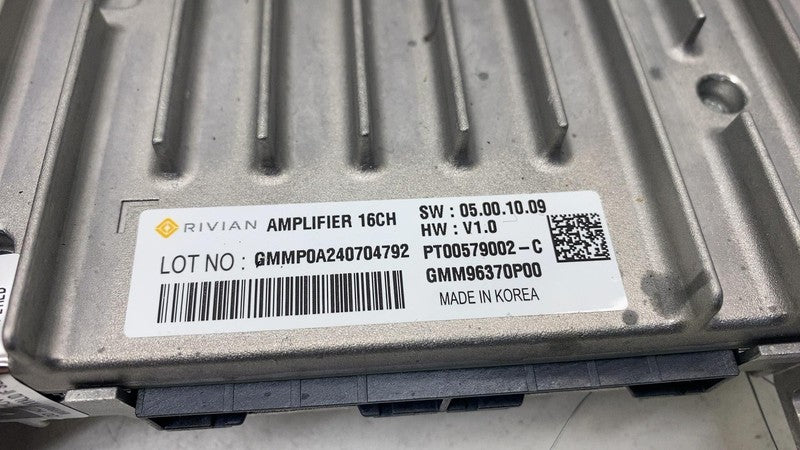 PT00579002C ⭕ 22-26 Rivian R1S Audio Radio Stereo 16 Channel Amplifier Module PT00579002-C