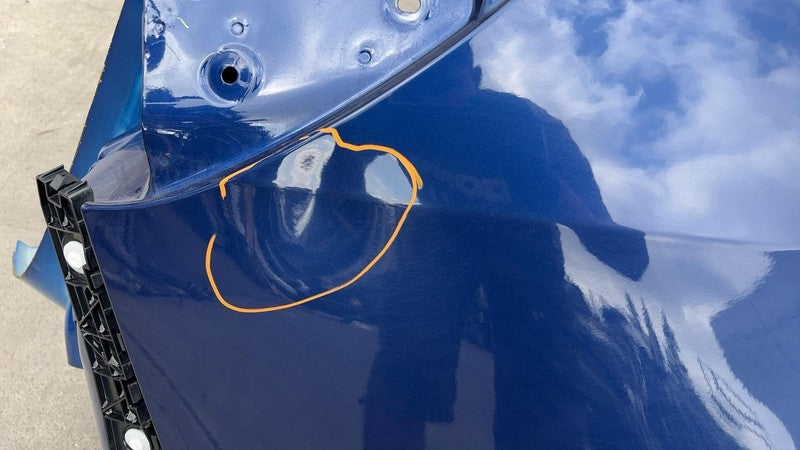 ⭕ 20-23 Tesla Model Y Rear Right Passenger Quarter Panel Structural Cutout Blue