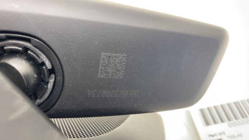 103848299M 2012-2020 Tesla Model S Front Interior Rear View Mirror w/ Auto Pilot Monocamera