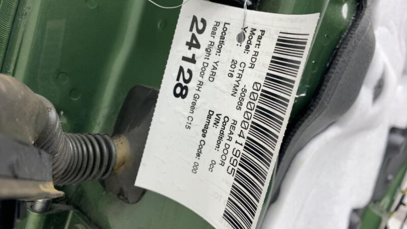 ⭕ 11-16 Mini Cooper Countryman Rear Passenger Door Shell Panel Right Green C15