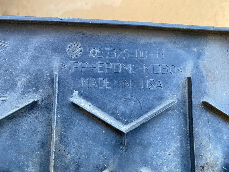 105732600B ⭕ 16-20 Model S Rear Bumper Splash Aero Shield Under Body Diffuser 1057326-00-B