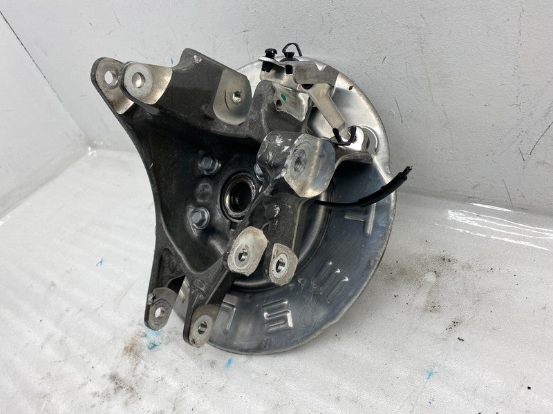 102741100D 16-20 Model X Rear Left Spindle Knuckle w/ Wheel Hub & Dust Shield 1027411-00-D