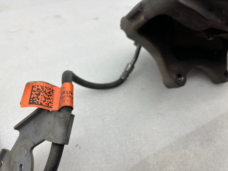 102762100D ⭕16-20 Model X MX Front Driver Side Caliper w/ Brake Hose Line Left 1027621-00-D