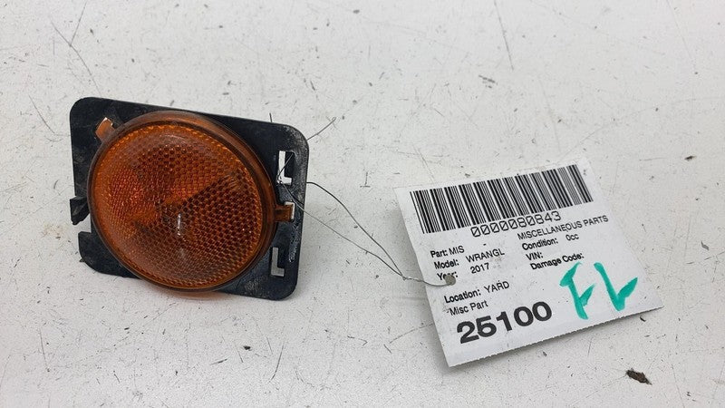 ⭕ 07-17 Jeep Wrangler Front Left Fender Flare Side Marker Light Lamp 5