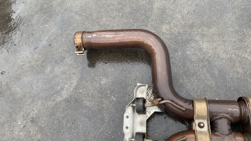 ⭕ 17-20 Maserati Levante Central Exhaust Muffler Silencer Resonator Pipe Tube