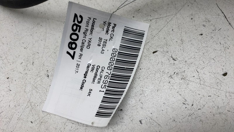 1044622-00-D ⭕ 2017-2023 Tesla Model 3 M3 Front Right Caliper w/ Brake Hose Line 1044622-00-D