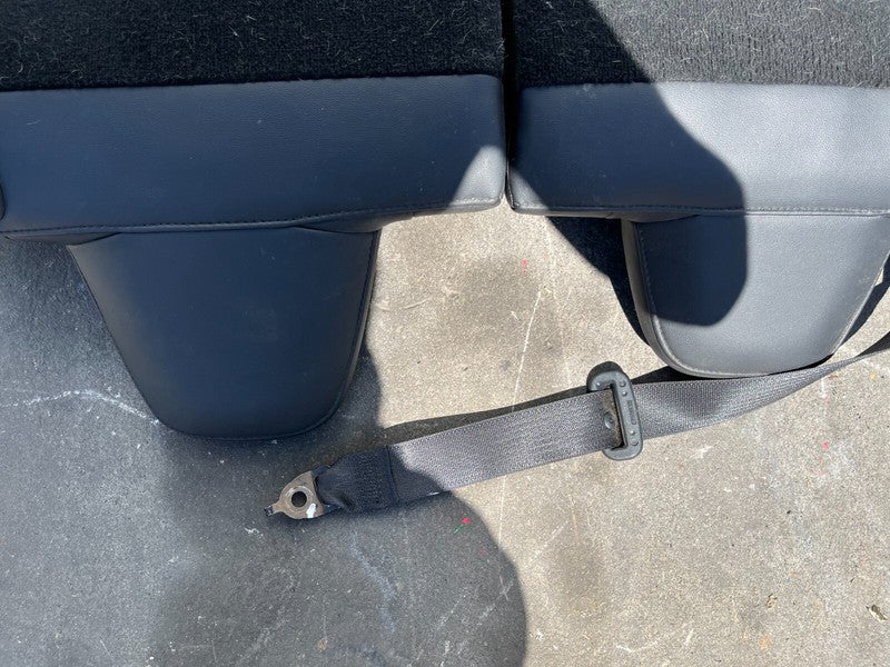 2012-2015 Tesla Model S Rear 2nd Row Seat Upper Cushion w/ Bolster Leather Black