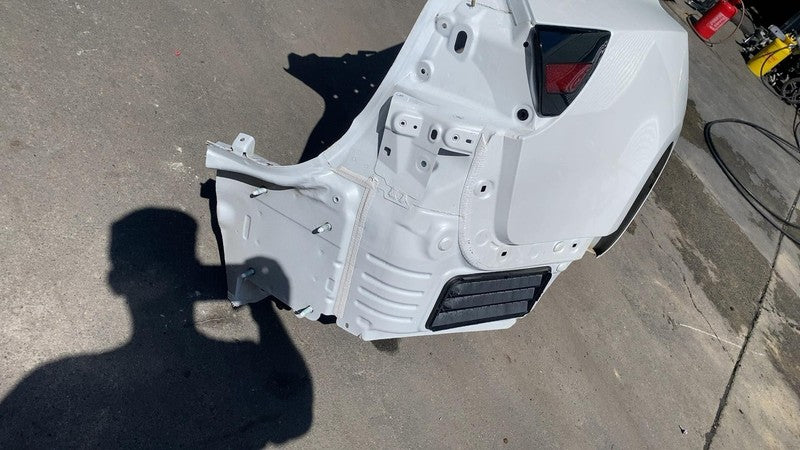 ⭕ 17-20 Tesla Model 3 Rear Right Quarter Panel Structural Frame Cut White - PPSW
