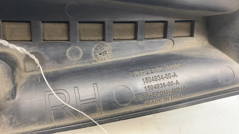 150493400A ⭕ 2017-2023 Tesla Model 3 Right Under Hood Grille Vent Trim Cover 1504934-00-A