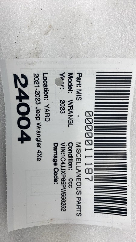 ⭕ 2021-2023 Jeep Wrangler 4XE Interior Trim Cover Panel Assembly