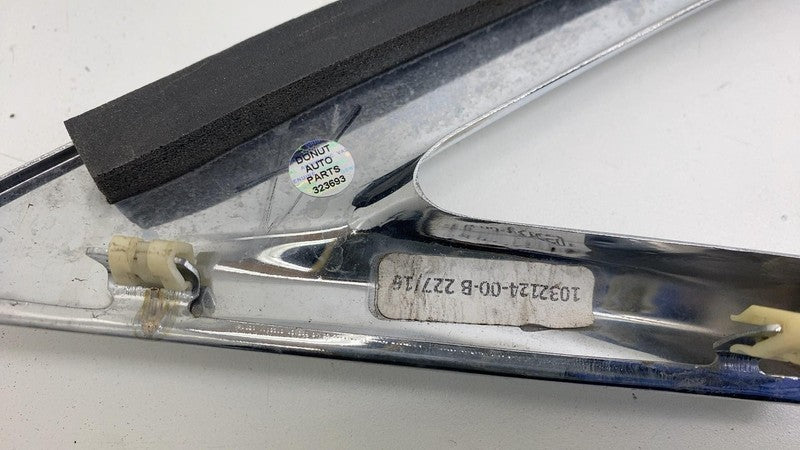 ⭕ 2016-2018 Tesla Model X Door Chrome Upper Molding Bright Right RH 10