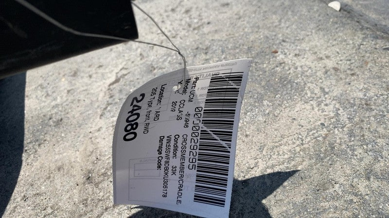 A2056280057 ⭕ 2015-2022 Mercedes-Benz C-Class Subframe Crossmember Front Engine Cradle RWD