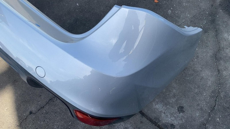 2011-2014 Porsche Cayenne Rear Bumper Fascia Cover w/o Park Assist Silver - LX7W