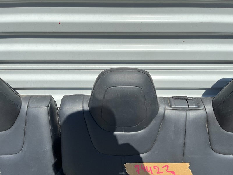 2012-2015 Tesla Model S Rear 2nd Row Seat Upper Cushion w/ Bolster Leather Black