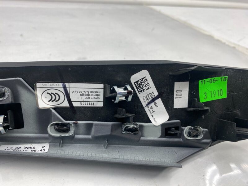 1035788-22-C ⭕ 16-20 Model X Front Driver Side Door Pad Trim Dark Ash Graph Left 1035788-22-C