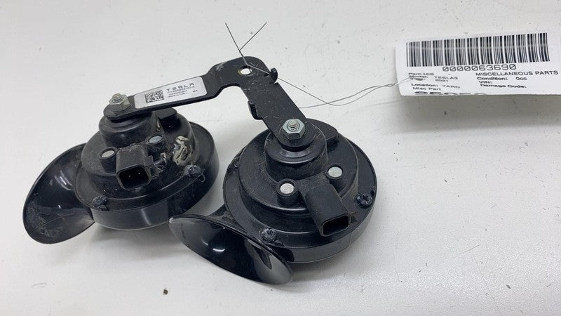 1486943-00-A ⭕ 2017-2023 Tesla Model 3 M3 High + Low Pitch Tone Horn w/ Bracket 1486943-00-A