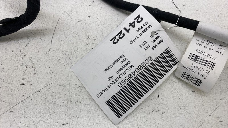 PT00031058C 22-24 Rivian R1T Front Right Frunk Wire Harness w/ Illumination Light PT00031058