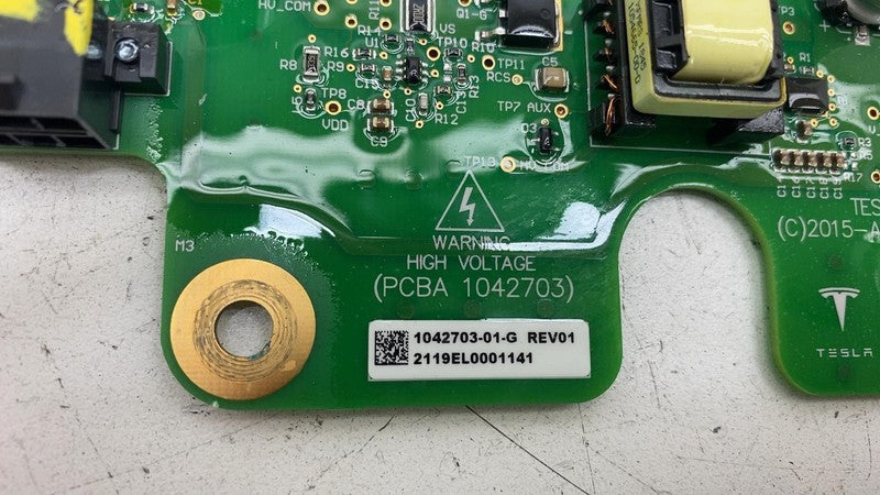⭕ 12-20 Model S PCBA High Voltage Battery Standby Supply Board Unit 10
