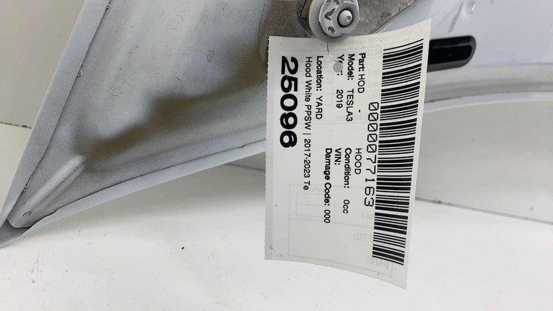 ⭕ 2017-2023 Tesla Model 3 M3 Front Hood Bonnet Shell Panel Cover Assy White PPSW
