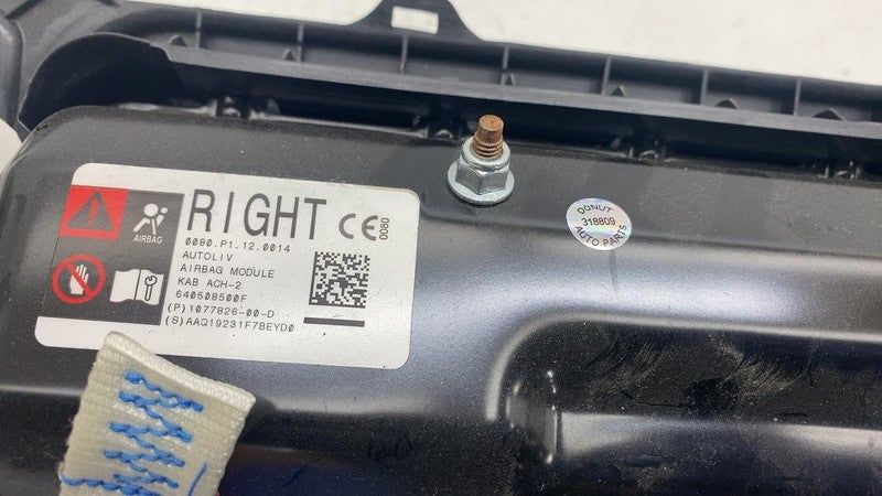 107782600D ⭕ 2017-2023 Tesla Model 3 Right Lower Knee Safety Airbag Module RH 1077826-00-D