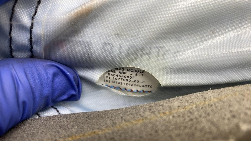 ⭕2017-2023 Tesla Model 3 Y Front Right Seat Back Rest Upper Cushion Wh