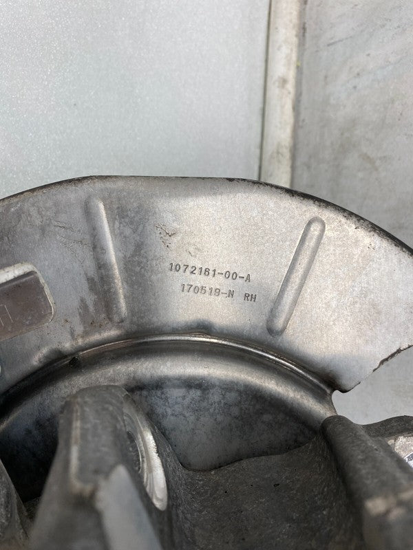 102141600A ⭕ 16-20 Tesla Model S X SET Rear Right Spindle Knuckle & Control Arm Link OEM