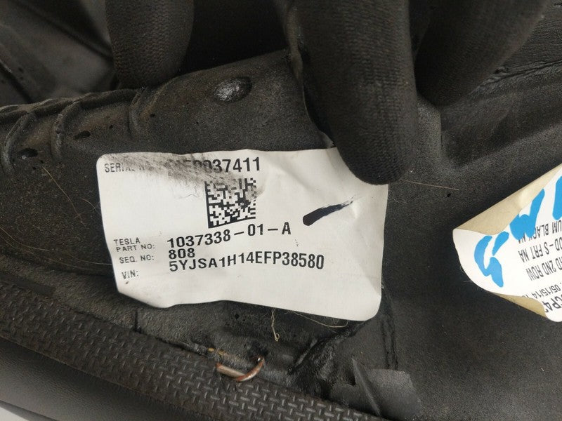 103733801A ⭕12-20 Tesla Model S Rear 2nd Row Seat Lower Bottom Cushion Leather 1037338-01-A