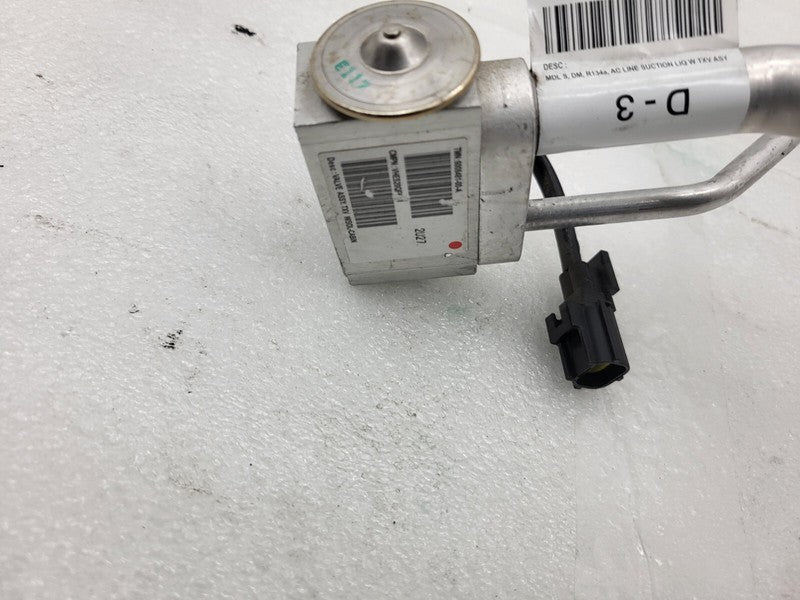 600848100A 16-20 Model S A/C Lower Liquid & Chiller Suction Line Pipe w/ Valve 6008481-00-A