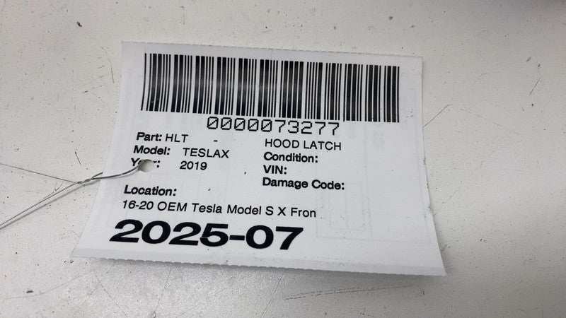 ⭕ 12-20 Tesla Model S X Front Hood Latch Lock Actuator Mechanism 10330