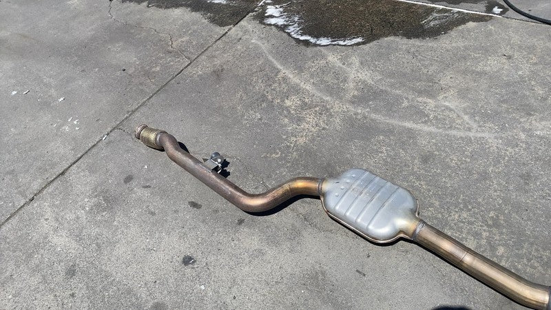 A2054910001 ⭕ 2019 Mercedes C300 W205 Exhaust Resonator Pipe Muffler A2054911301 A2054910001