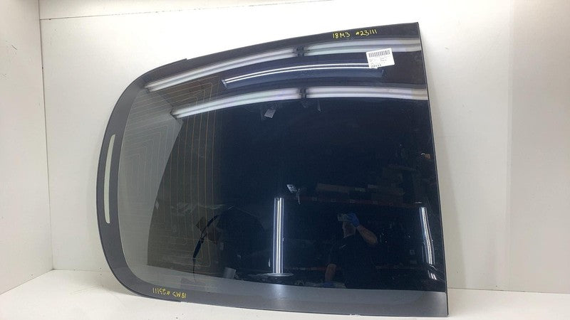 1472925-00-A 17-20 Model 3 Rear Trunk Panoramic Backlite Roof Glass Back Section 1472925-00-A