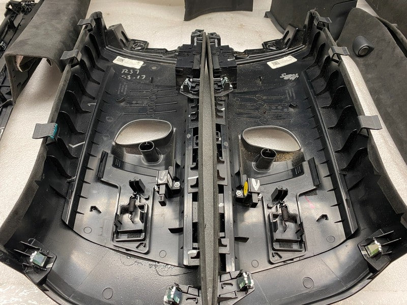 105154704C ⭕ 2016-2020 Tesla Model X SET of Ceiling Headliner Sun Visor Upper A + B Pillar