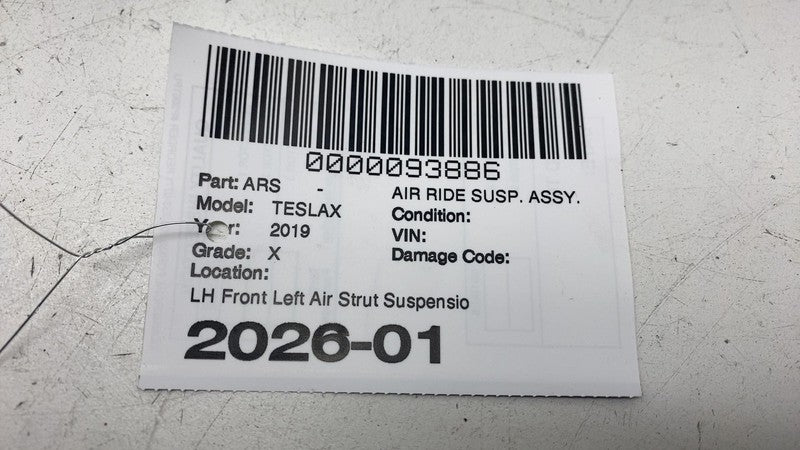 ⭕ 16-20 Tesla Model X Front Left Suspension Air Spring Module AWD 1027
