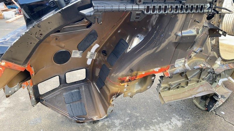 1553757-E0-K 2021-2023 Tesla Model S Rear Left Quarter Panel Structural Cut Out LH Black PBSB