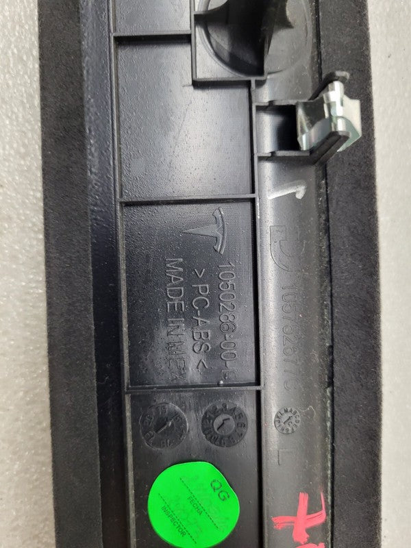 105028600E ⭕ 2016-2025 Tesla Model X Driver Side Sun Visor Bezel Trim Left OEM 1050286-00-E
