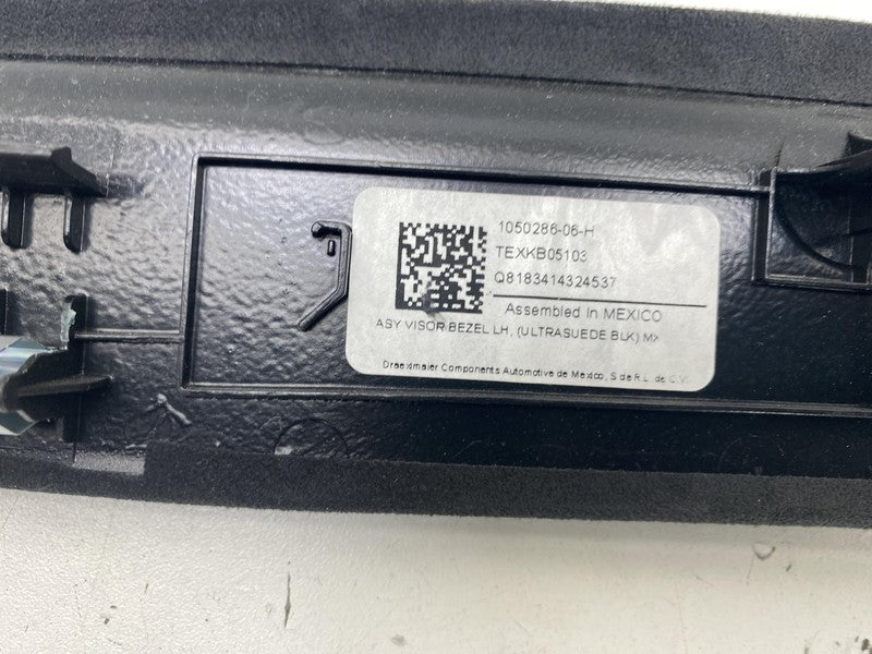 ⭕2016-2020 Tesla Model X Front Windshield Sun Visor Trim Bezel Left 10