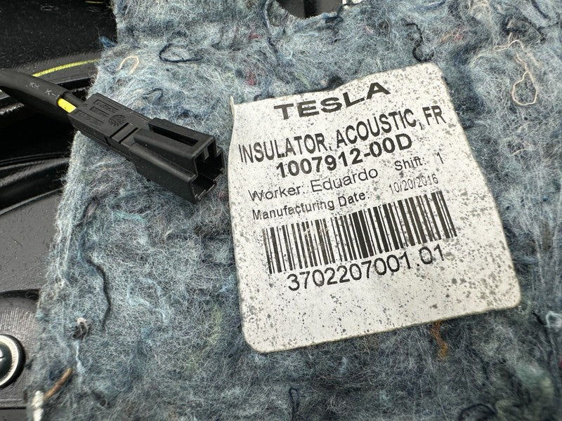 100791200D 12-20 Tesla Model S Front Right Interior Door Panel Trim Card Cover 1007936-26-M