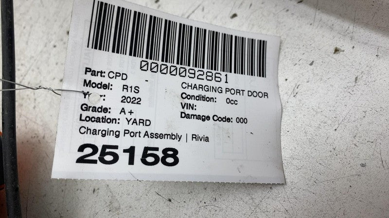 ⭕2022 Rivian EDV-700 High Voltage Charge Port w/ Wire Harness Cable C3