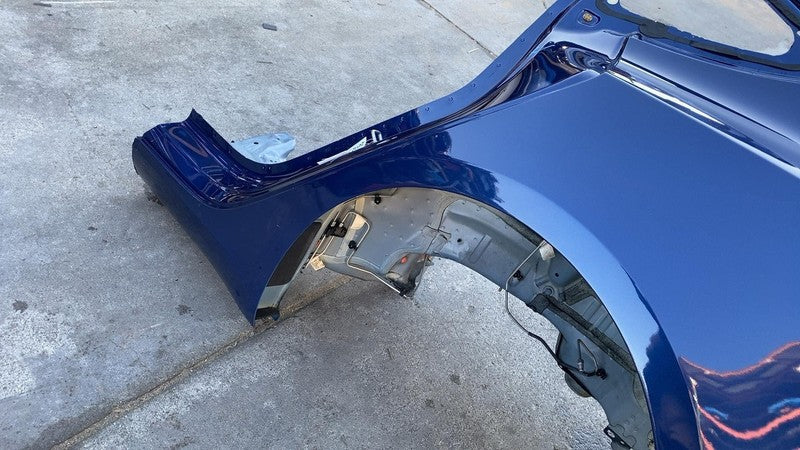 ⭕ 17-20 Tesla Model 3 Rear Left Quarter Panel Structural Frame Cut Blu