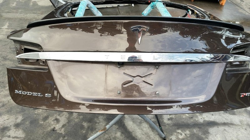 ⭕ 12-15 Tesla Model S Liftgate Trunk Lid Tailgate Hatch Shell Panel Brown PMAB