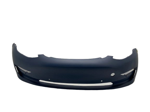 1084168 S0 5 ⭕ 17-22 Tesla Model 3 Front Bumper Cover suit w/ Park Sensor Primed 1084168-S0-5