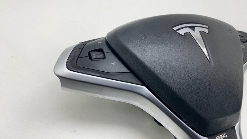 ⭕ 12-15 Model S MS Steering Wheel Airbag w/ Control Switch & Bezel 102