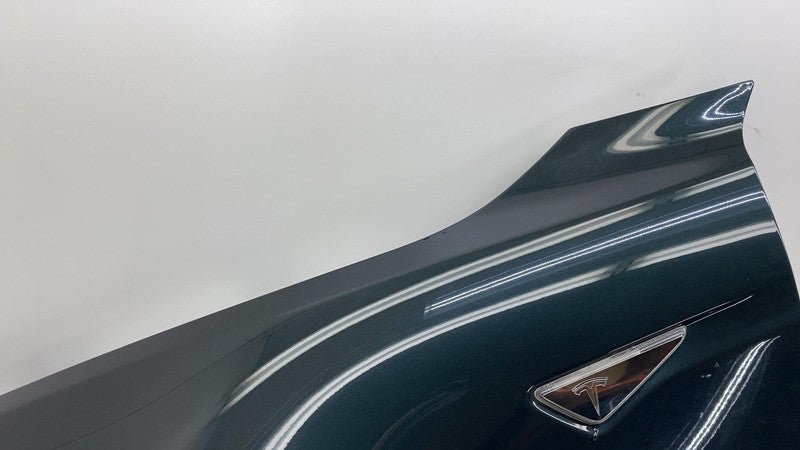⭕ 12-20 Tesla Model S Front Driver Side Fender Shell Panel Left LH Green - PMSG