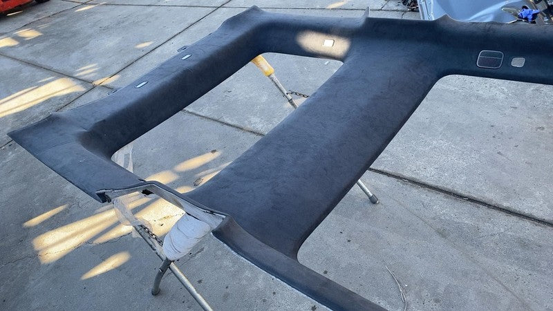 2022-2024 Rivian R1S Roof Headliner Microfiber Suede w/ Panoramic Sunroof Black